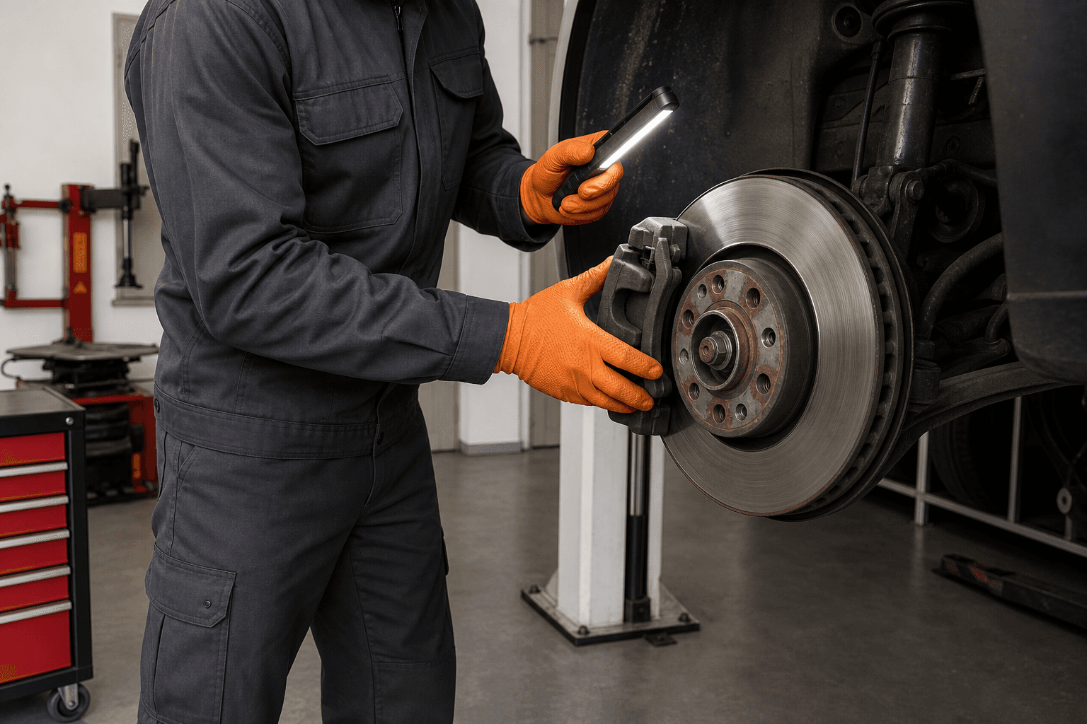 Kontrola automobilu počas servisnej prehliadky
